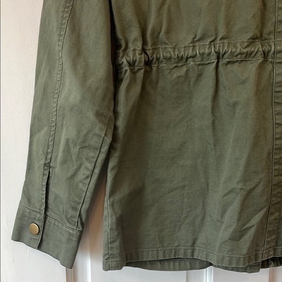 Market & Spruce Olive Green Lightweight Spring Utility Jacket - Size Small - Picture 11 of 15